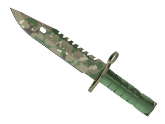 Штык-нож M9 - Пиксельный камуфляж «Лес» - 160x114