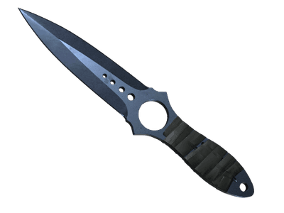 Скелетный нож - Вороненая сталь - 144x108