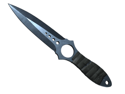 Скелетный нож - Вороненая сталь - 144x108
