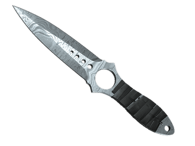 Скелетный нож - Дамасская сталь - 144x108