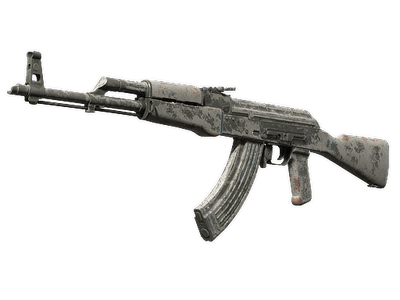 AK-47 - Смешанный серый камуфляж - 144x108