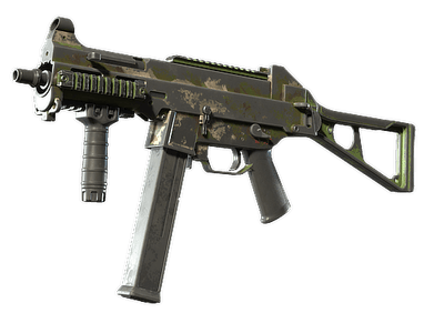 UMP-45 - Зелёные завитки - 144x108