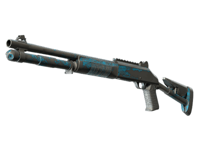 XM1014 - Смешанный синий камуфляж - 144x108