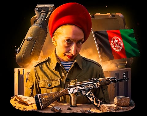 Дама в головном уборе case